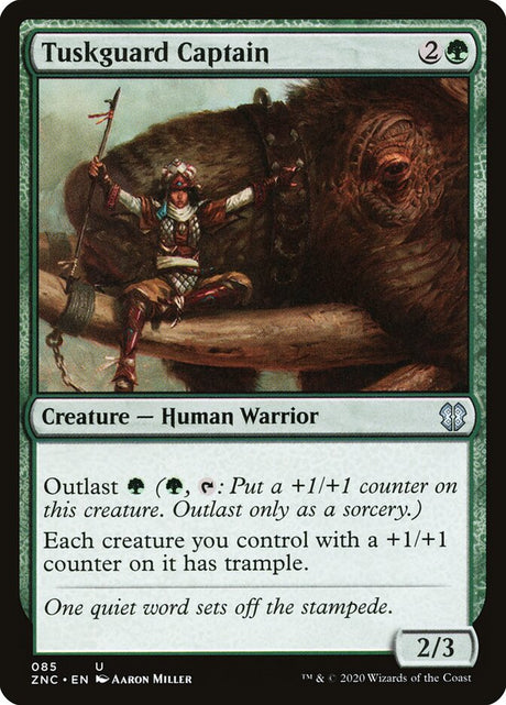 Tuskguard Captain (85) - Zendikar Rising Commander (ZNC)