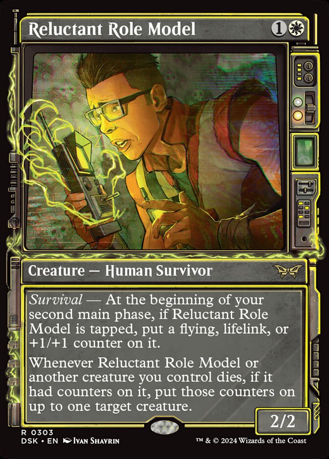 Reluctant Role Model - [Foil, Showcase] Duskmourn: House of Horror (DSK)