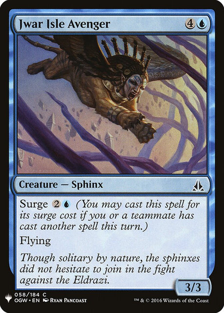Jwar Isle Avenger (OGW-58) - The List (PLST)