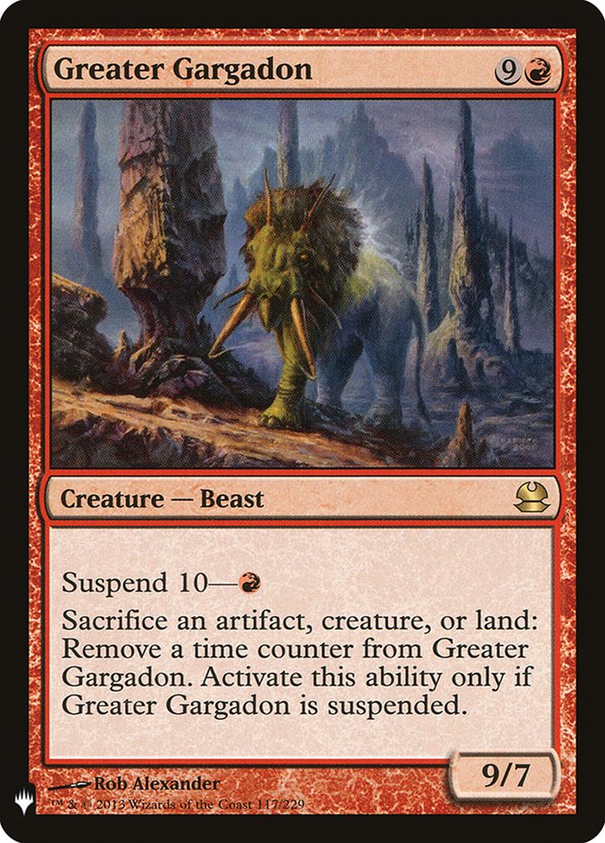 Greater Gargadon - The List (PLST)