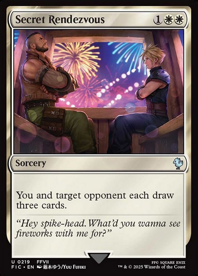 Secret Rendezvous (219) - [Foil] Final Fantasy Commander (FIC)
