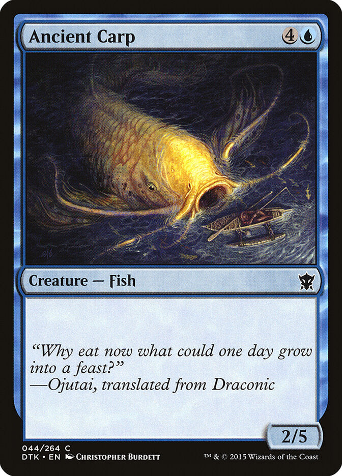 Ancient Carp (44) - Dragons of Tarkir (DTK)