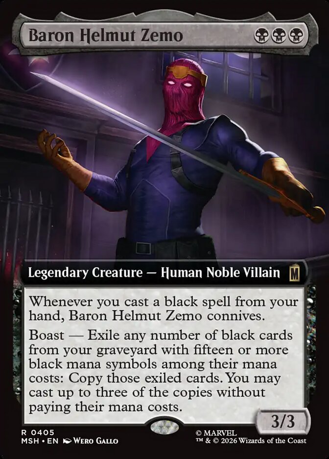 Baron Helmut Zemo (405) - Marvel Super Heroes (MSH)