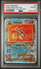 Kabutops #27 - [Reverse Holo, Graded PSA 8] Legendary Collection