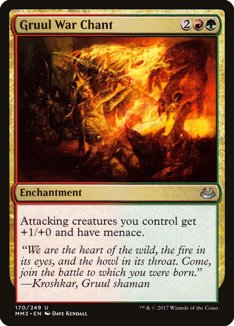 Gruul War Chant (170) - Modern Masters 2017 (MM3)