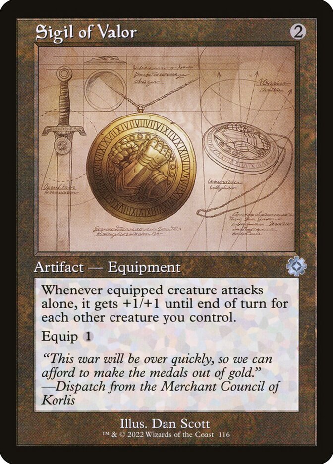 Sigil of Valor (116) - The Brothers' War Retro Artifacts (BRR)