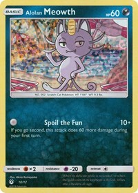 Alolan Meowth (10) - McDonald's Promos 2019 (M19)