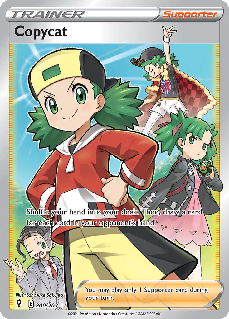 Copycat (200/203) - [Full Art] Evolving Skies (EVS)