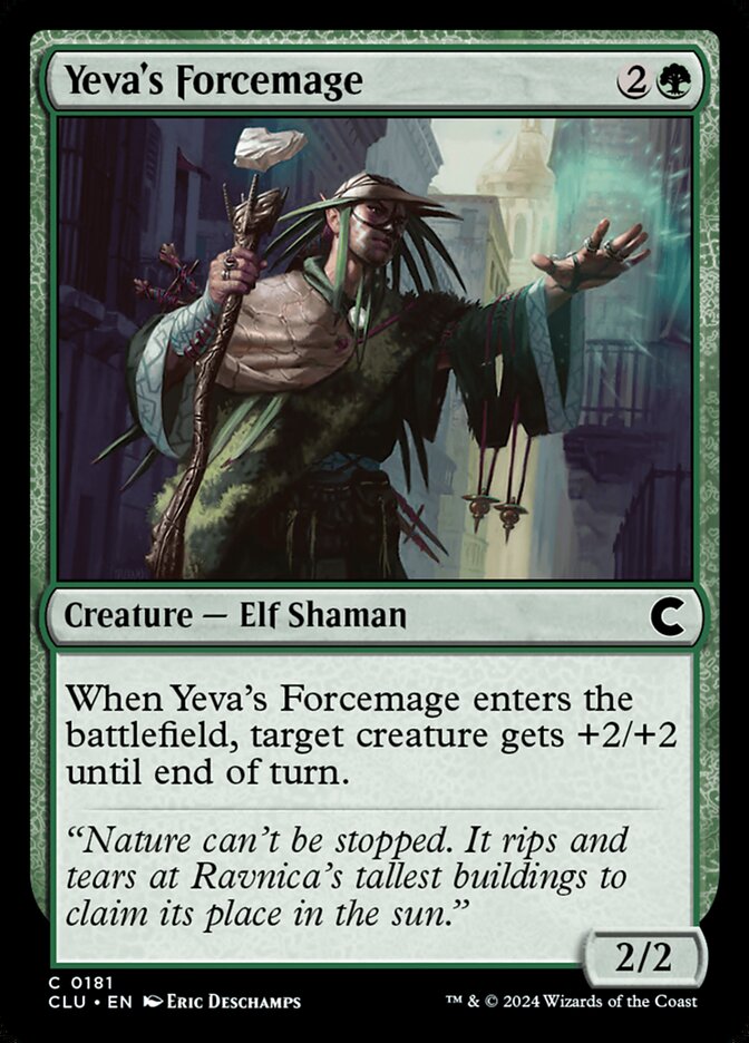 Yeva's Forcemage (181) - Ravnica: Clue Edition (CLU)