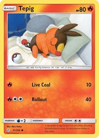 Tepig (31) - SM - Cosmic Eclipse (SM12)