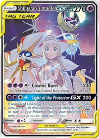 Solgaleo & Lunala GX (Full Art) (216) - SM - Cosmic Eclipse (SM12)
