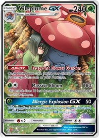 Vileplume GX (Full Art) (211) - SM - Cosmic Eclipse (SM12)