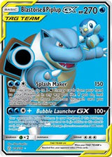 Blastoise & Piplup GX (Full Art) (214) - SM - Cosmic Eclipse (SM12)