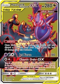 Naganadel & Guzzlord GX (Full Art) (223) - SM - Cosmic Eclipse (SM12)