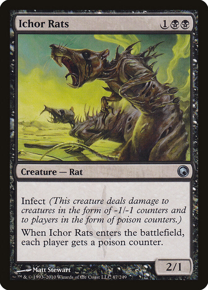 Ichor Rats (67) - Scars of Mirrodin (SOM)