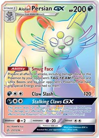 Alolan Persian GX (Secret) (257) - SM - Cosmic Eclipse (SM12)