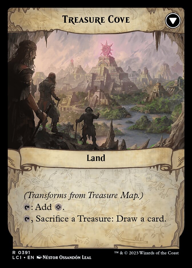 Treasure Map // Treasure Cove (391) - The Lost Caverns of Ixalan (LCI)