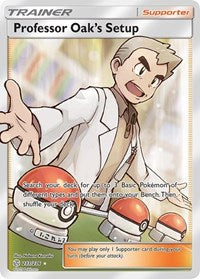 Professor Oak's Setup (Full Art) (233) - SM - Cosmic Eclipse (SM12)