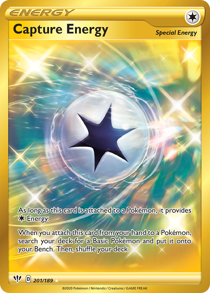 Capture Energy (201/189) - [Secret Rare] Darkness Ablaze (DAA)