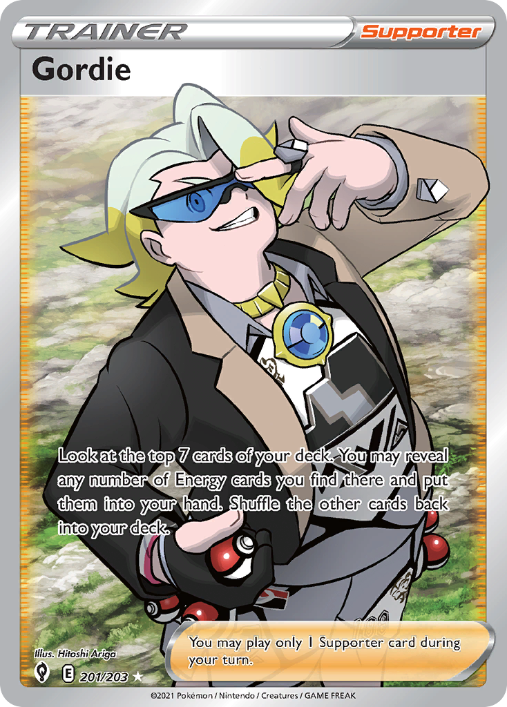 Gordie (201/203) - [Full Art] Evolving Skies (EVS)