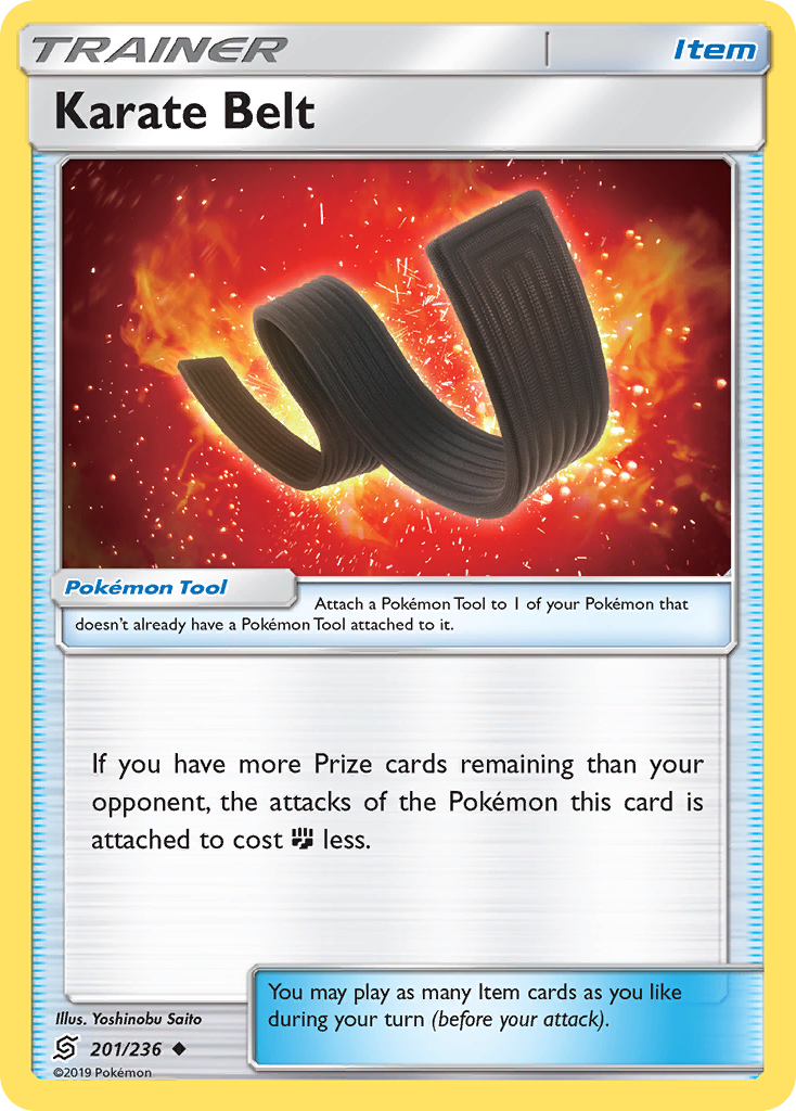 Karate Belt (201/236) - [Reverse Holo] Unified Minds (UNM)