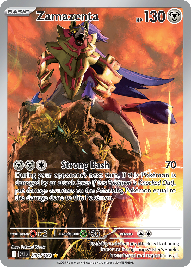 Zamazenta (201/182) - [Illustration Rare] Destined Rivals (DRI)