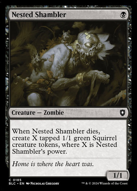 Nested Shambler (185) - Bloomburrow Commander (BLC)