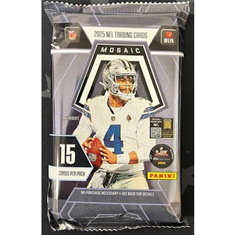 2025 Panini Mosaic Football No Huddle hobby Pack