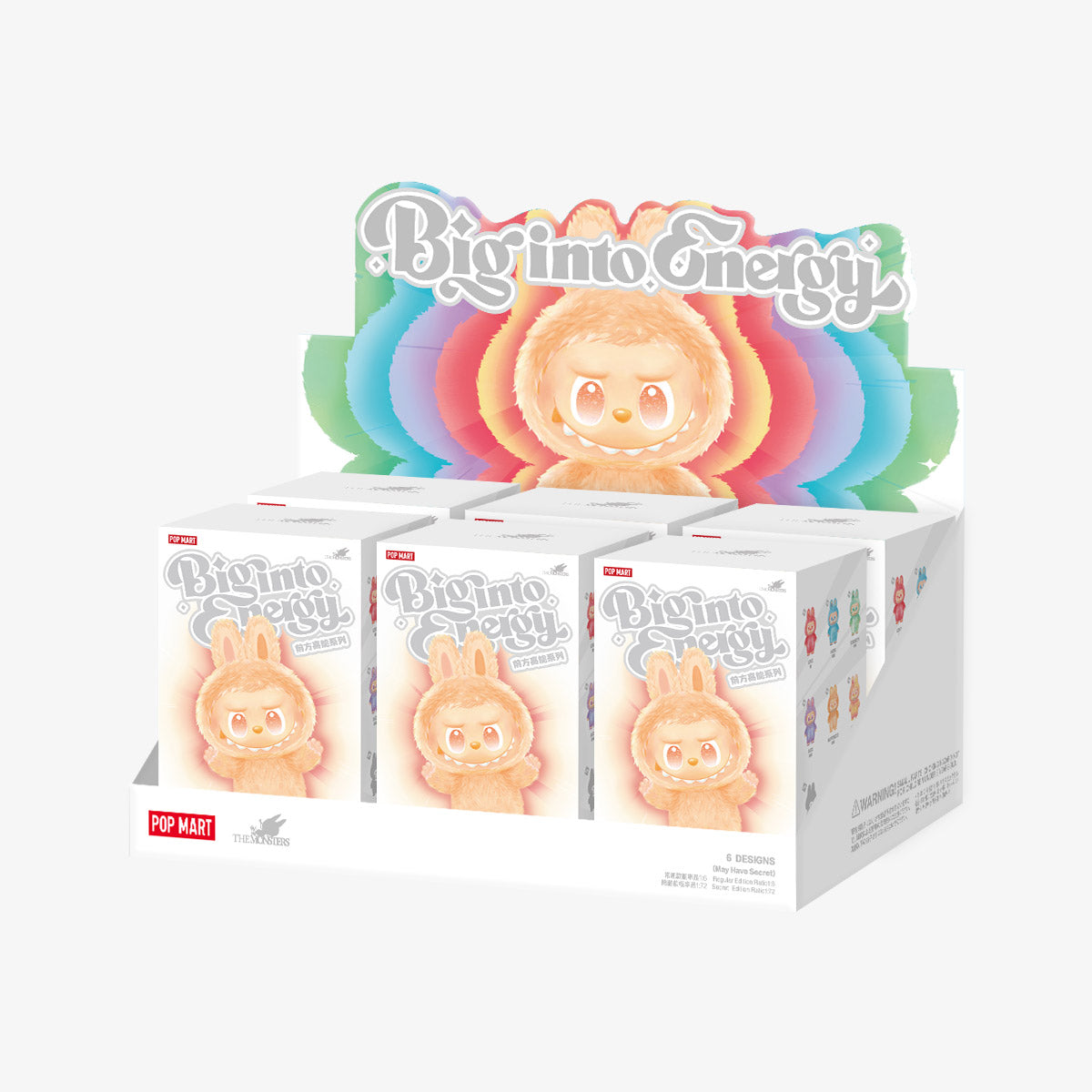 THE MONSTERS - Big Into Energy Vinyl Face Blind Box Authentic Labubu