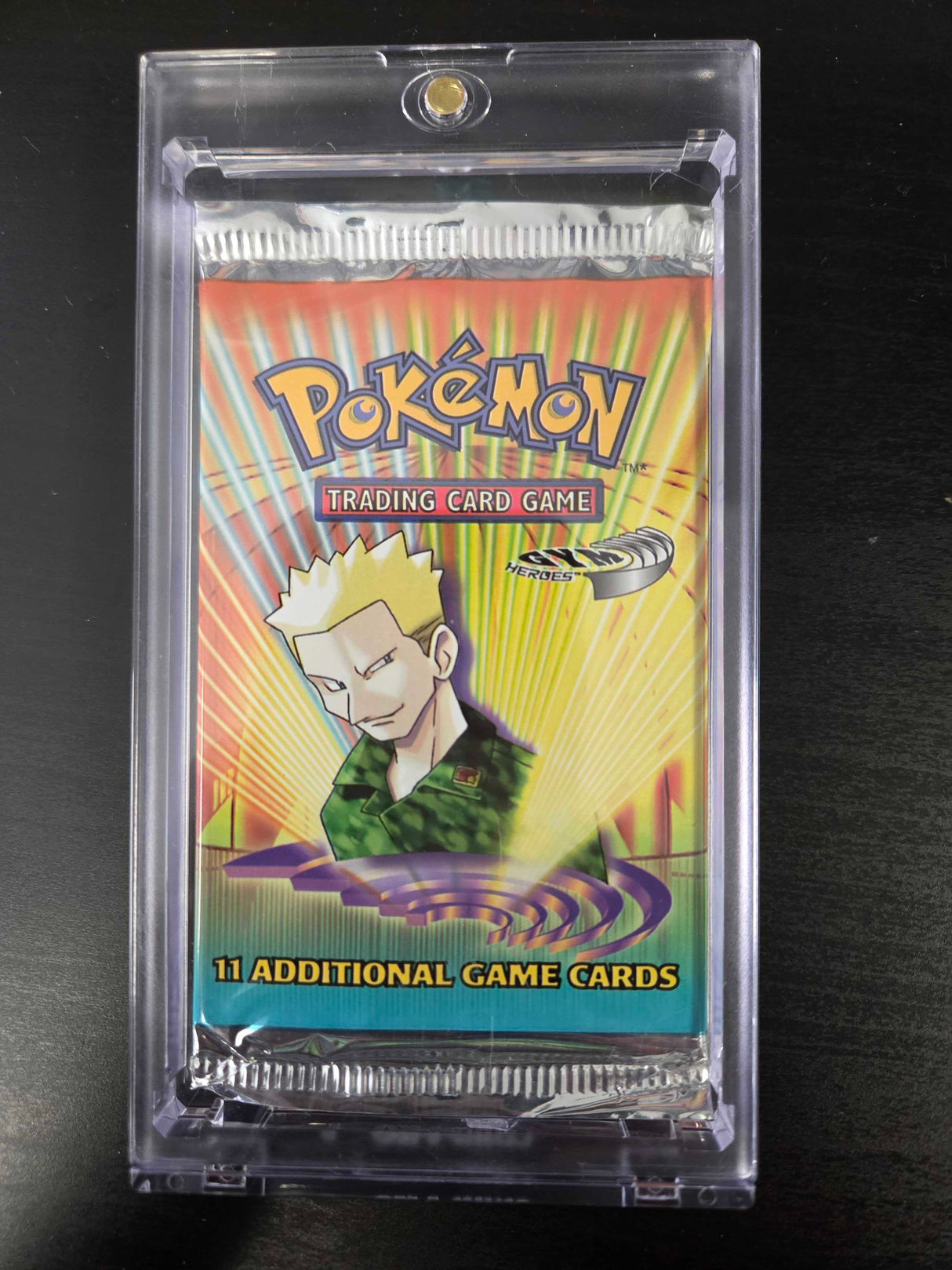 Pokemon Gym Heroes Booster Pack [Unlimited Edition] [Lt. Surge Art] - Gym Heroes (G1)