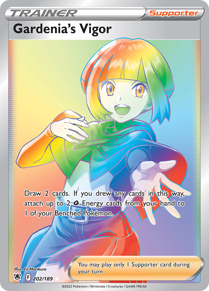Gardenia's Vigor (202/189) - [Rainbow Holo] Astral Radiance (ASR)