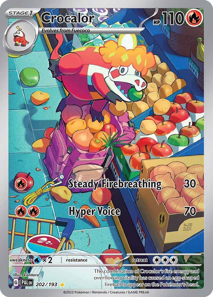 Crocalor (202/193) - [Illustration Rare] Paldea Evolved (PAL)