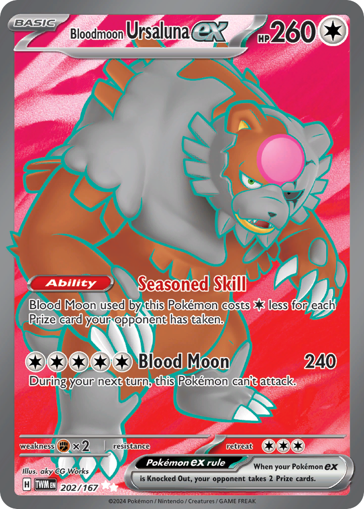 Bloodmoon Ursaluna ex (202/167) - [Full Art] Twilight Masquerade (TWM)