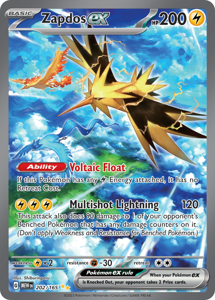 Zapdos ex (202/165)