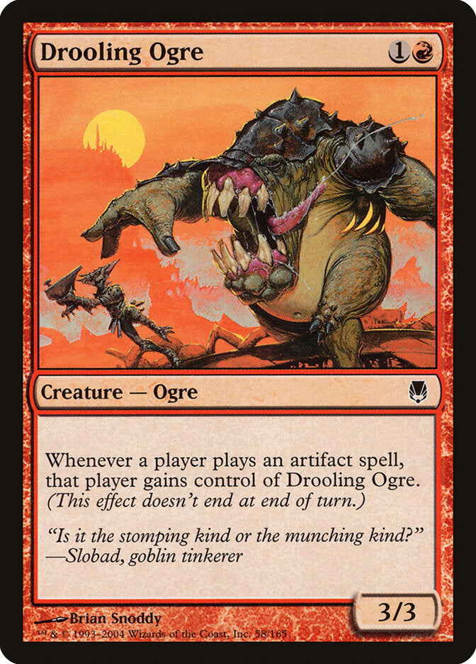 Drooling Ogre (58) - Darksteel (DST)