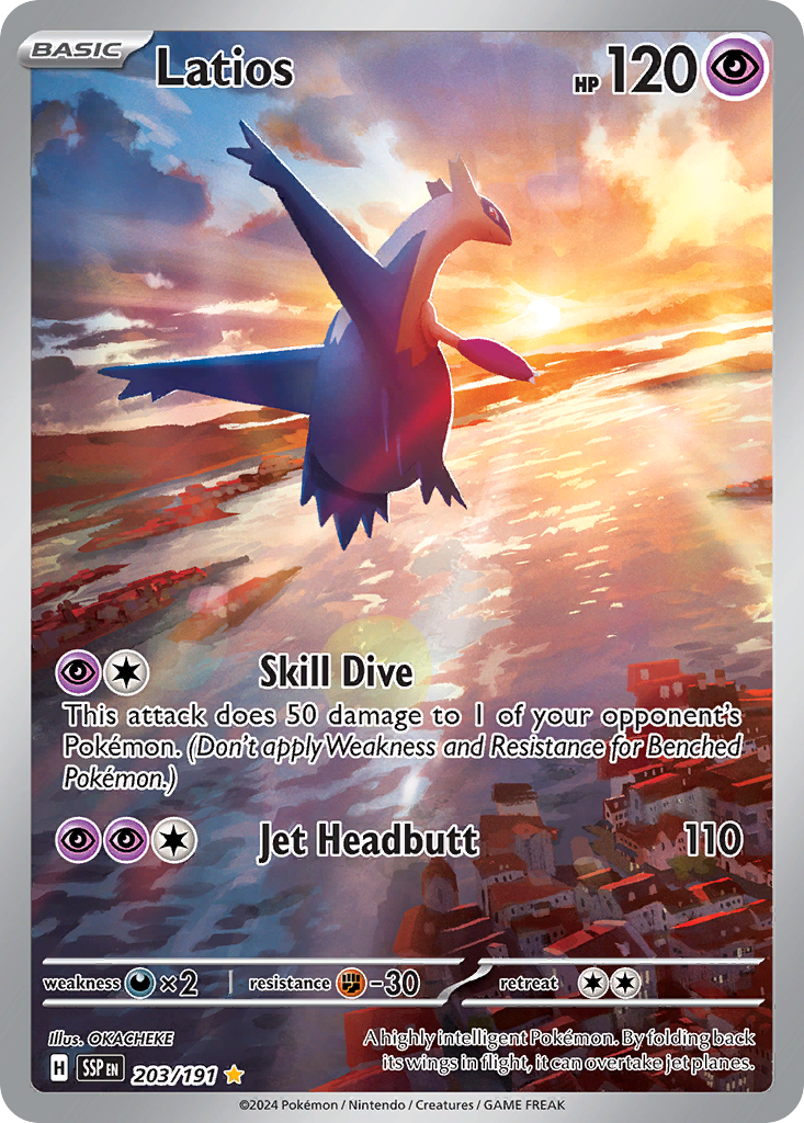 Latios (203/191) - [Illustration Rare] Surging Sparks (SSP)