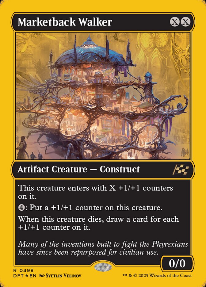 Marketback Walker - [First Place Foil] Aetherdrift (DFT)