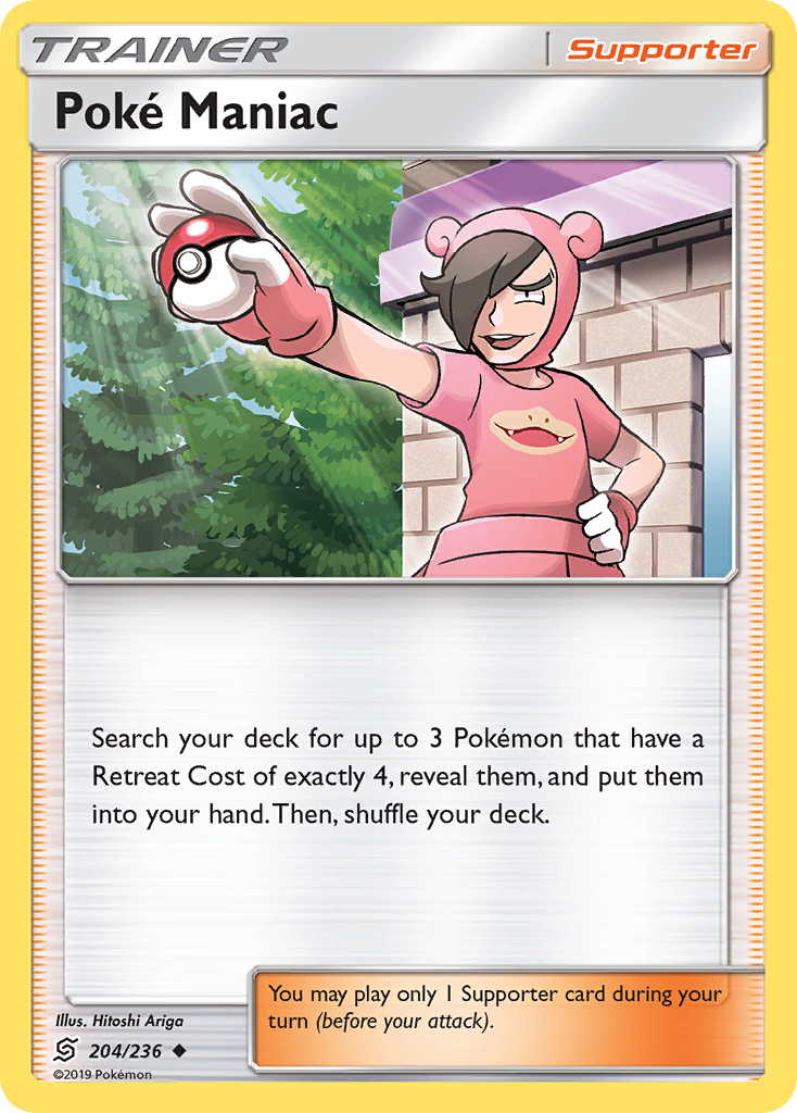 Poke Maniac (204/236) - [Reverse Holo] Unified Minds (UNM)