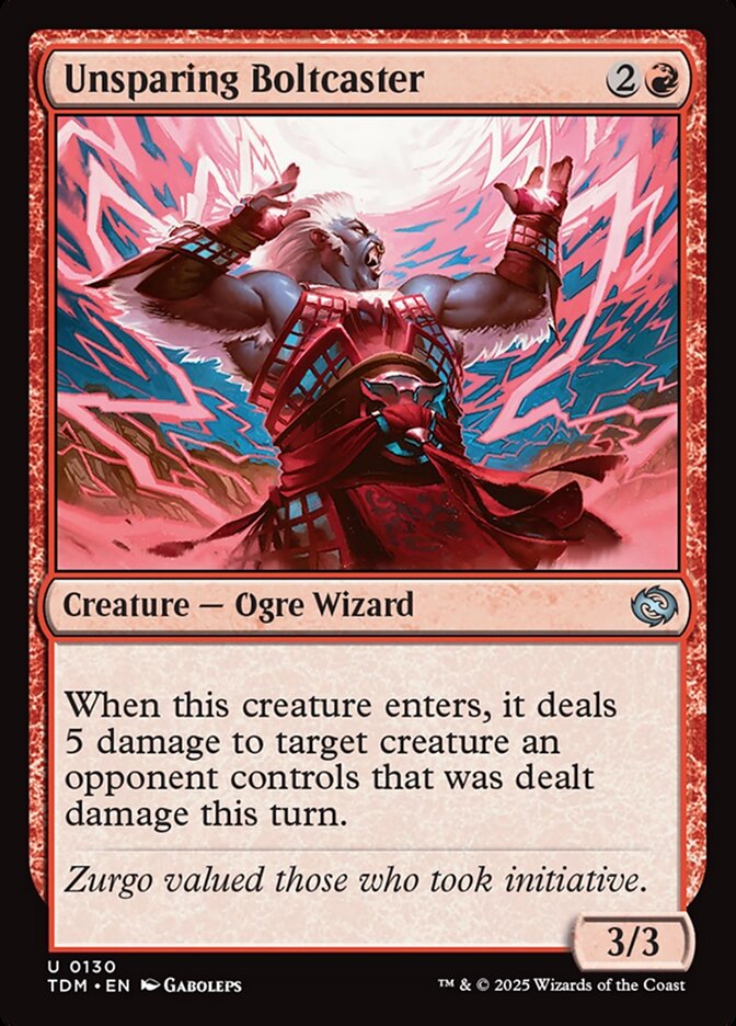 Unsparing Boltcaster (130) - Tarkir: Dragonstorm (TDM)