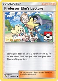 Professor Elm's Lecture - 188a/214 (League Challenge) (188a) - League & Championship Cards (PR)