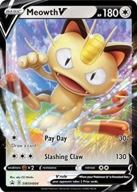 Meowth V - (SWSH004) - SWSH: Sword & Shield Promo Cards (SWSD)