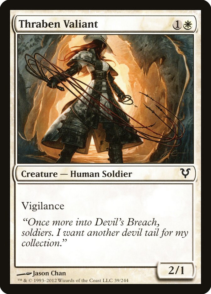 Thraben Valiant (39) - Avacyn Restored (AVR)