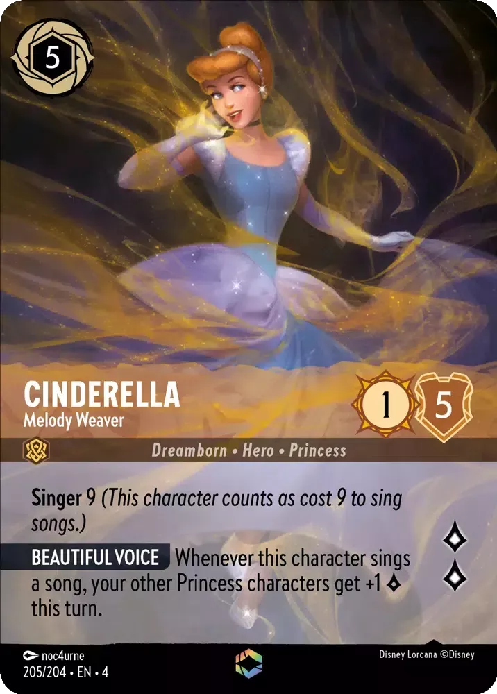 Cinderella - Melody Weaver - [Foil, Enchanted] Ursula's Return (4)