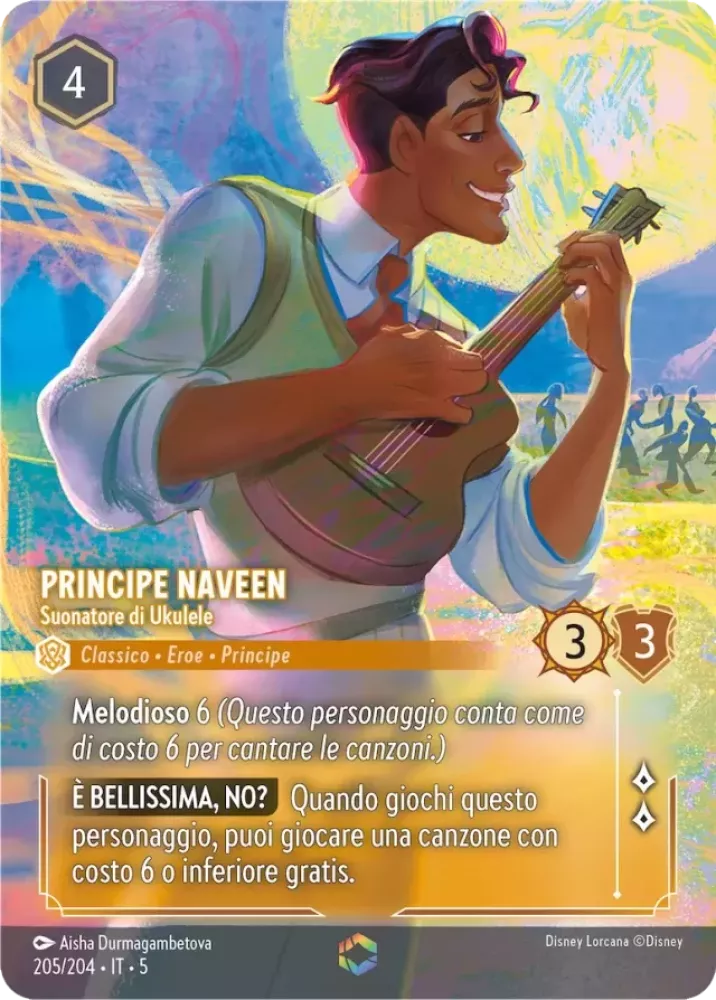 Prince Naveen - Ukulele Player - [Foil, Enchanted] Shimmering Skies (5)