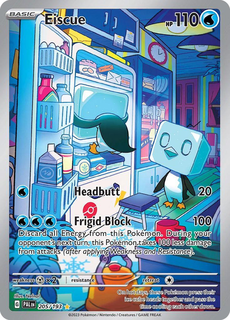 Eiscue (205/193) - [Illustration Rare] Paldea Evolved (PAL)