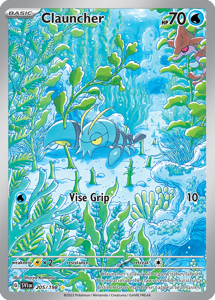 Clauncher (205/198) - [Illustration Rare] Scarlet & Violet (SVI)