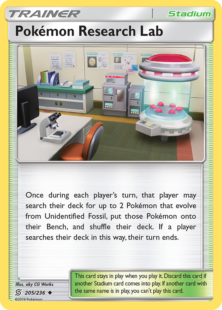 Pokemon Research Lab (205/236) - [Reverse Holo] Unified Minds (UNM)