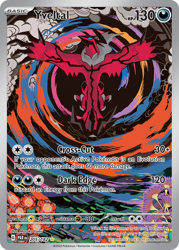 Yveltal (205/182) - [Illustration Rare] Paradox Rift (PAR)