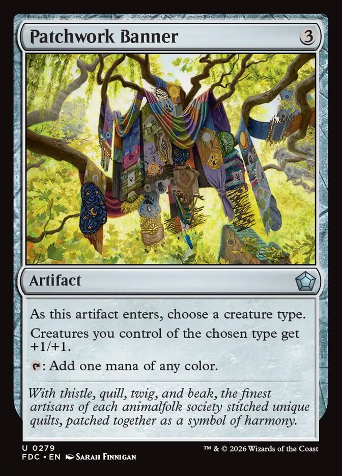 Patchwork Banner (279) - Foundations Commander (FDC)