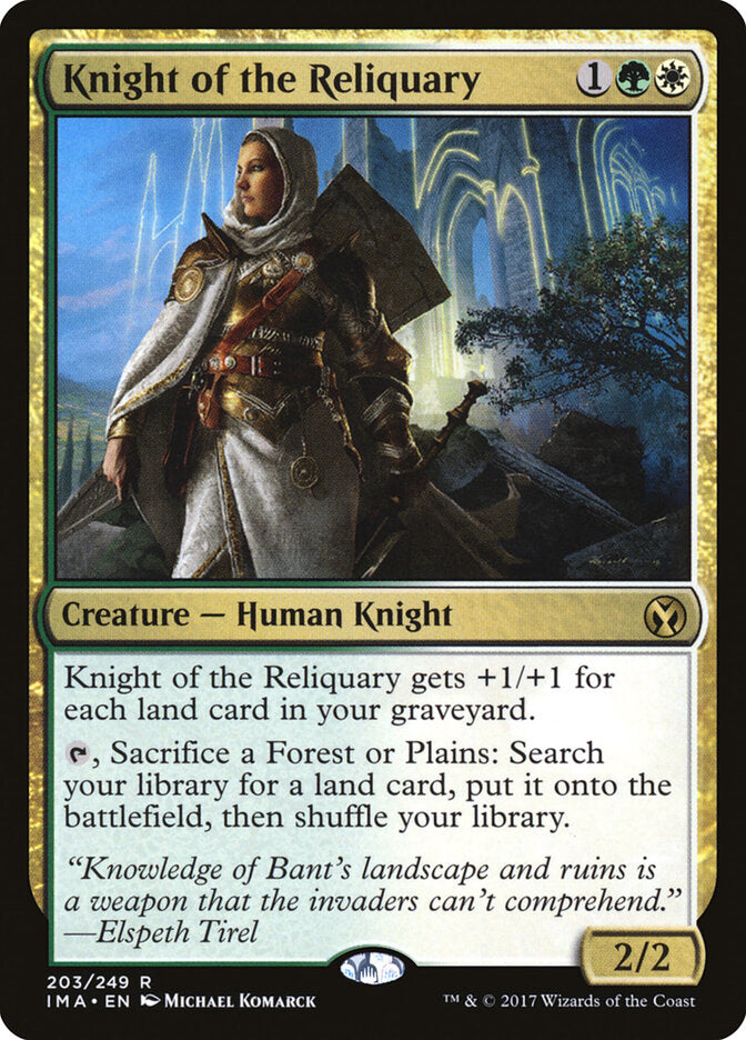 Knight of the Reliquary (203) - Iconic Masters (IMA)